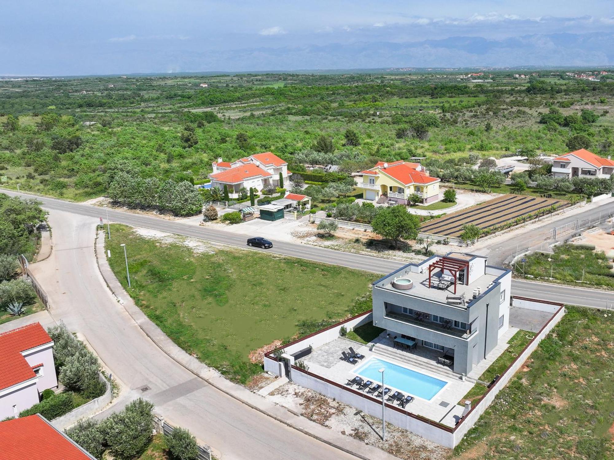 Villa Tia With Heated Pool & Jacuzzi Murvica  外观 照片